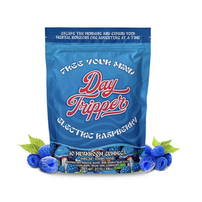 Day Tripper Mushroom 10ct Gummies / Electric Raspberry 10ct